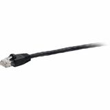 QS 35FT/10.7M BLK BOOTED C6 UTP CM TAA