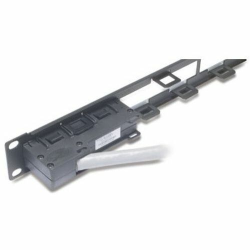 Data Distribution 1U Panel, Holds 4 each Data Distribution Cables for a Total of 24 Ports