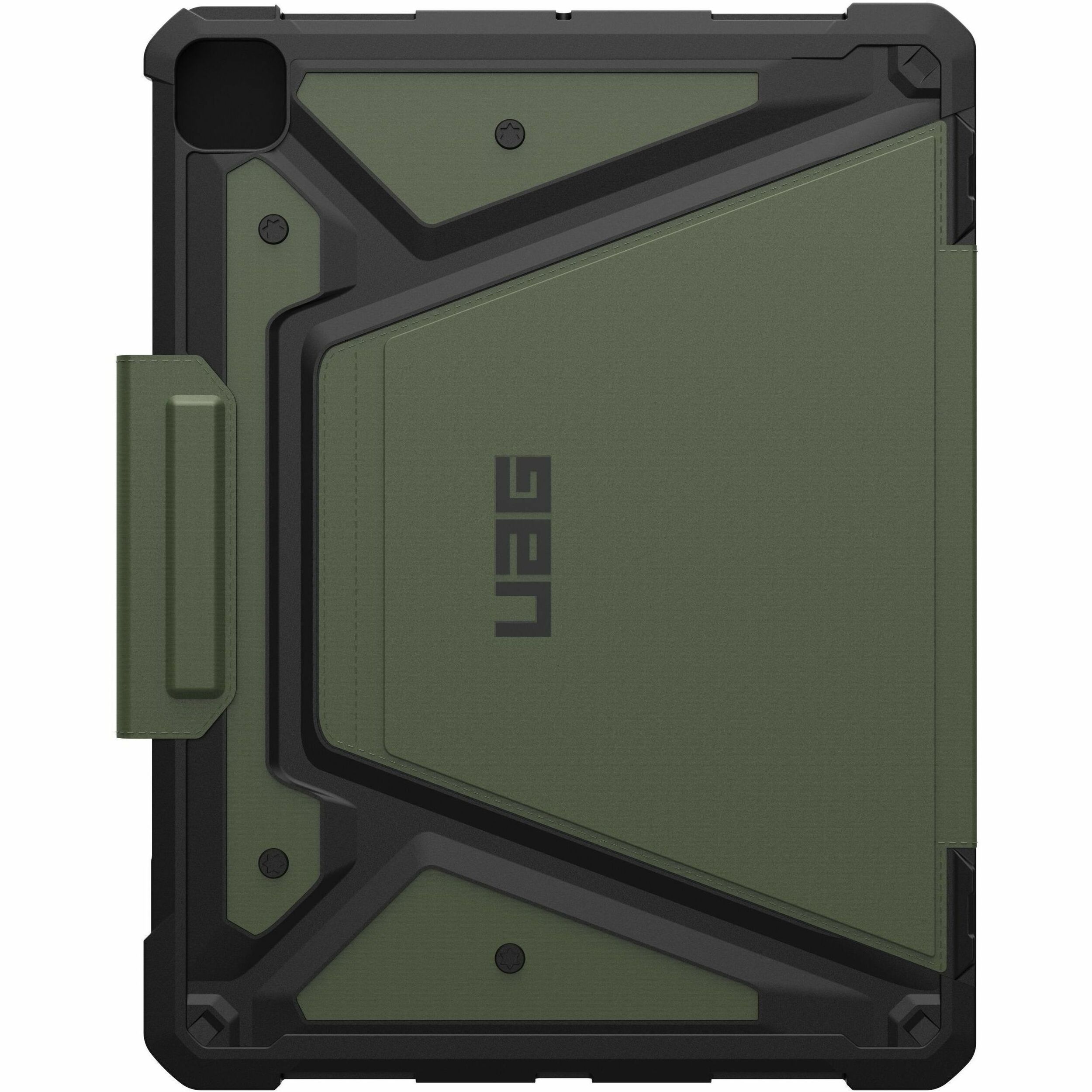 Urban Armor Gear Metropolis SE Rugged Carrying Case (Folio) for 13" Apple iPad Pro 13 (2024) iPad Pro - Olive