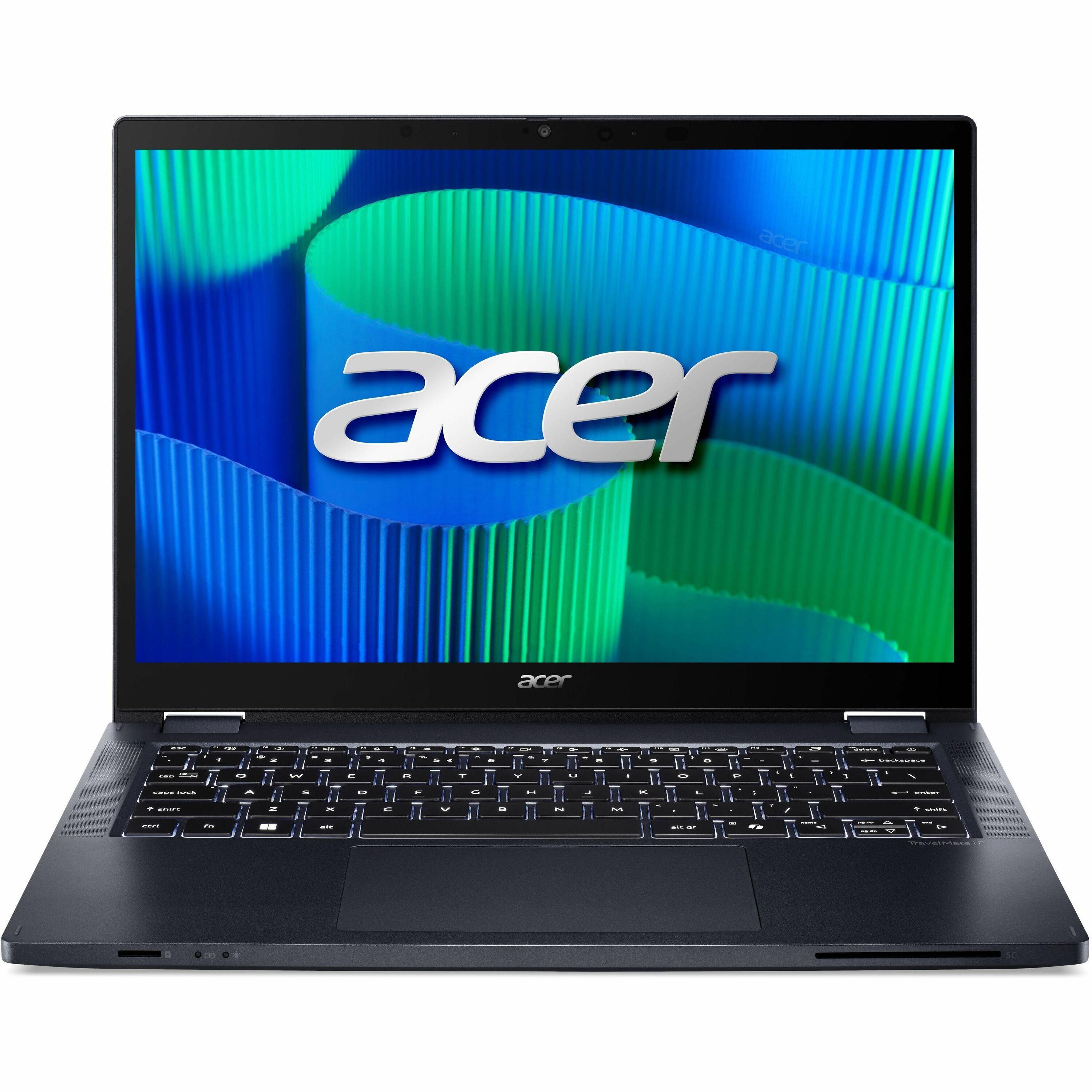 Acer TravelMate P4 Spin 14 TMP414RN-54 TMP414RN-54-54NY 14" Touchscreen Convertible 2 in 1 Notebook - WUXGA - 60 Hz - Intel Core Ultra 5 115U - 16 GB - 512 GB PCI Express NVMe 4.0 SSD - US International Keyboard - Blue
