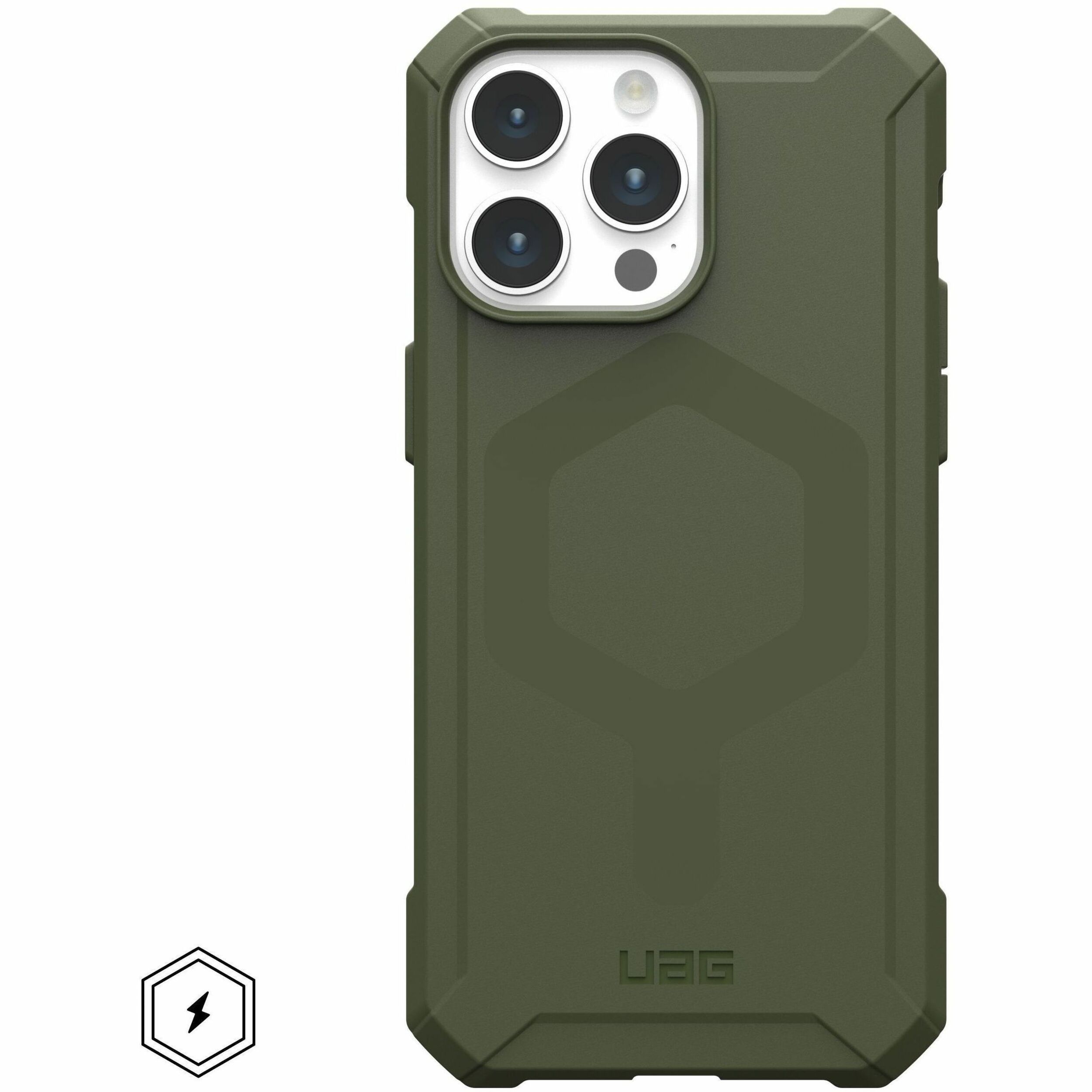 Apple Essential Armor MagSafe iPhone 15 Pro Max Case - Olive Drab