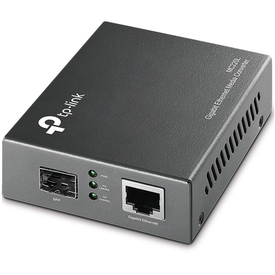TP-LINK MC220L - Gigabit SFP to RJ45 Fiber Media Converter