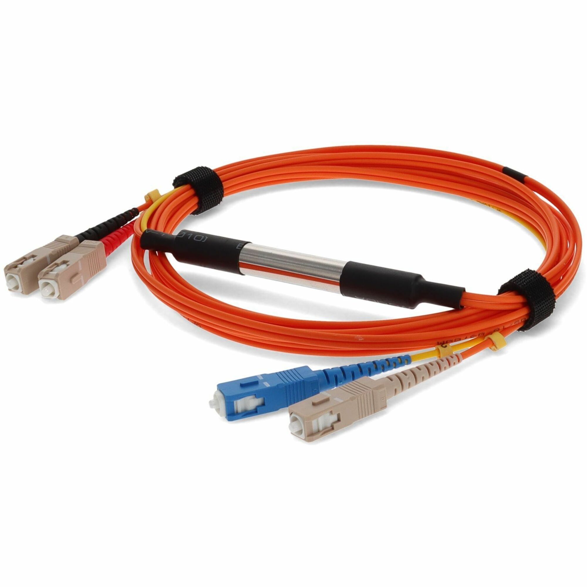 AddOn 2m SC to SC OM1 & OS1 Duplex OFNR (Riser-Rated) Fiber Mode Conditioning Cable