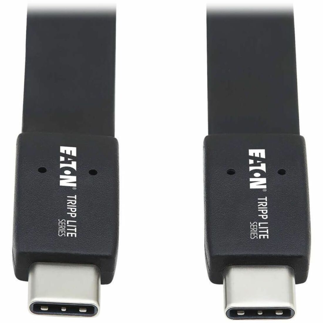 Eaton Tripp Lite Series USB-C Flat Cable (M/M) - USB 3.2 Gen 2 (10 Gbps), Thunderbolt 3 Compatible, 3 ft. (0.91 m)