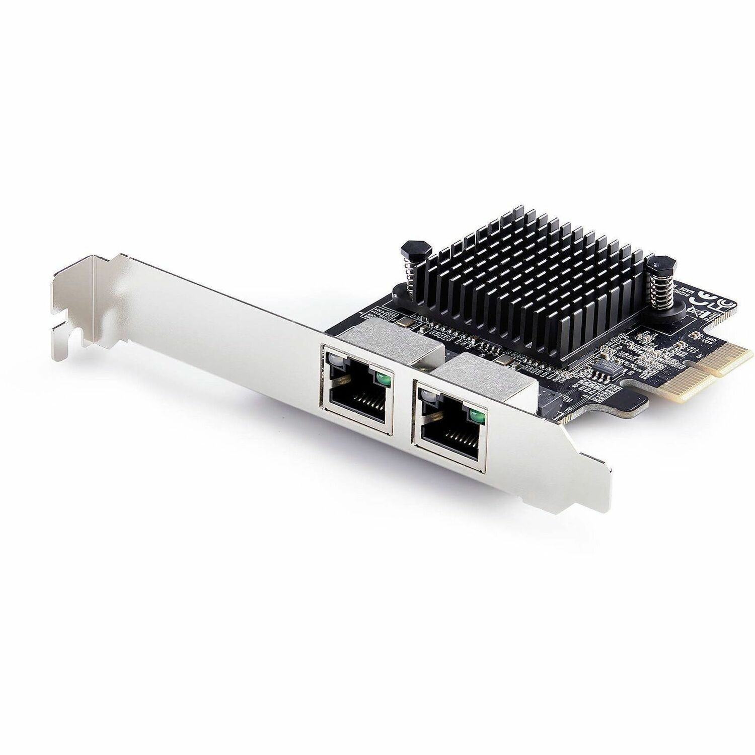 StarTech 2-Port 5G Gigabit PCIe Network Adapter Card, 5G/2.5G/1G/100M/10M, PCI Express NIC, Realtek RTL8126, Windows & Linux, TAA