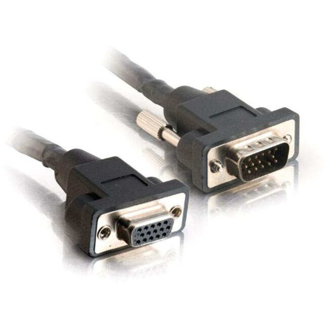 C2G 100ft Panel-Mount HD15 SXGA M/F Monitor Extension Cable