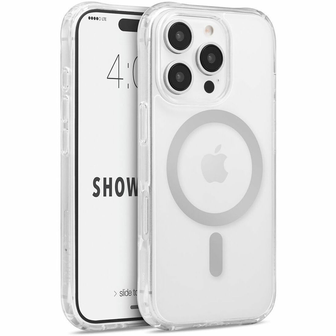 Cellairis Showcase Halo - iPhone 16 Pro w/ Silver MagSafe Clear