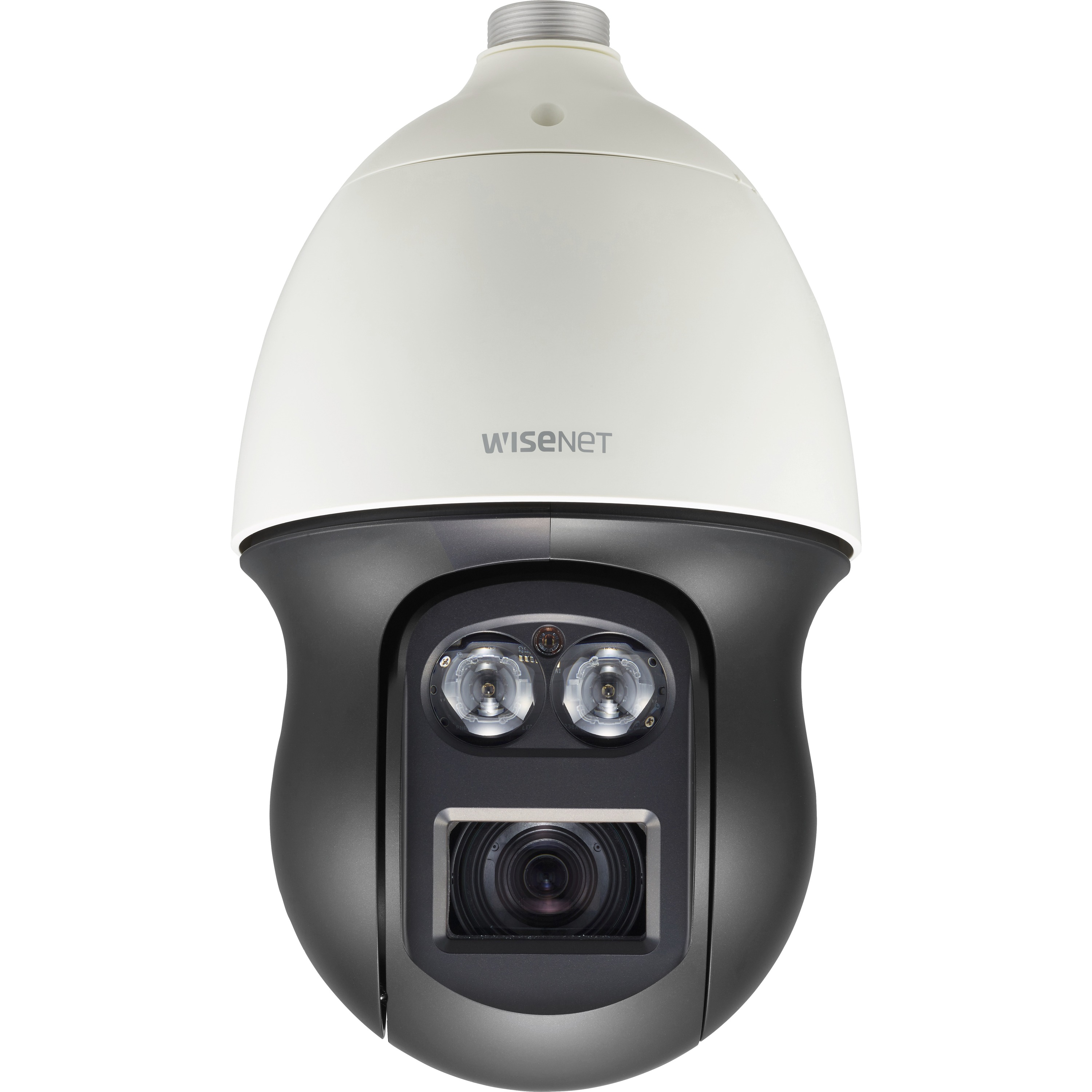 Wisenet XNP-6550RH 2 Megapixel Outdoor Full HD Network Camera - Color - Dome - Black, Ivory
