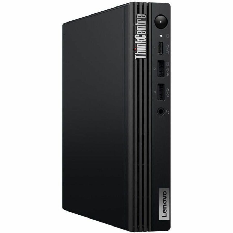 Lenovo ThinkCentre M70q Gen 5 12TDS02G00 Desktop Computer - Intel Core i5 14th Gen i5-14400T - 16 GB - 256 GB SSD - Tiny - Raven Black