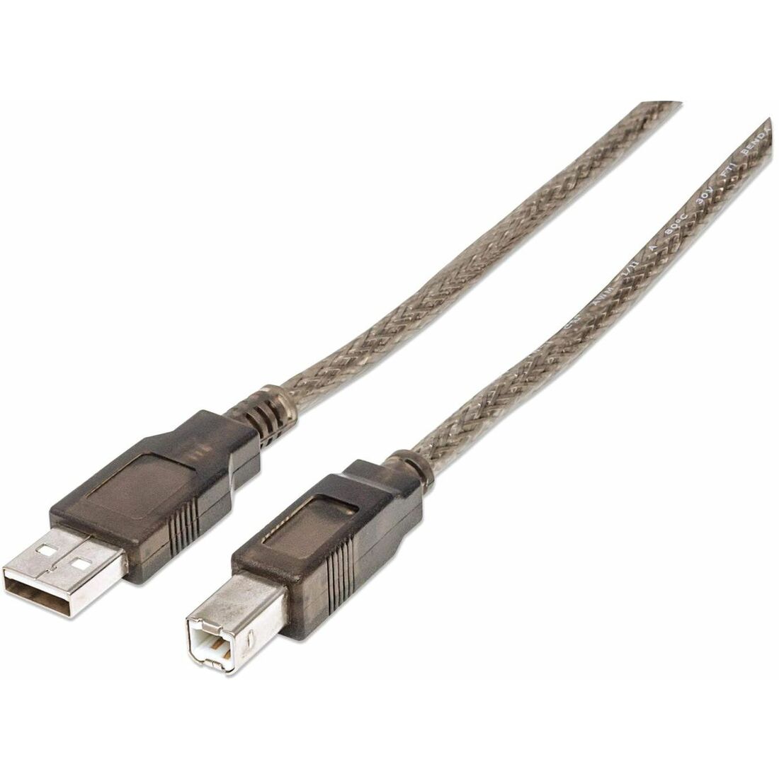 Manhattan Hi-Speed A Male/B Male USB Active Cable, 36'