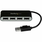 StarTech.com 4 Port USB Hub " 4 x USB 2.0 port " Bus Powered " USB Adapter " USB Splitter " Multi Port USB Hub " USB 2.0 Hub