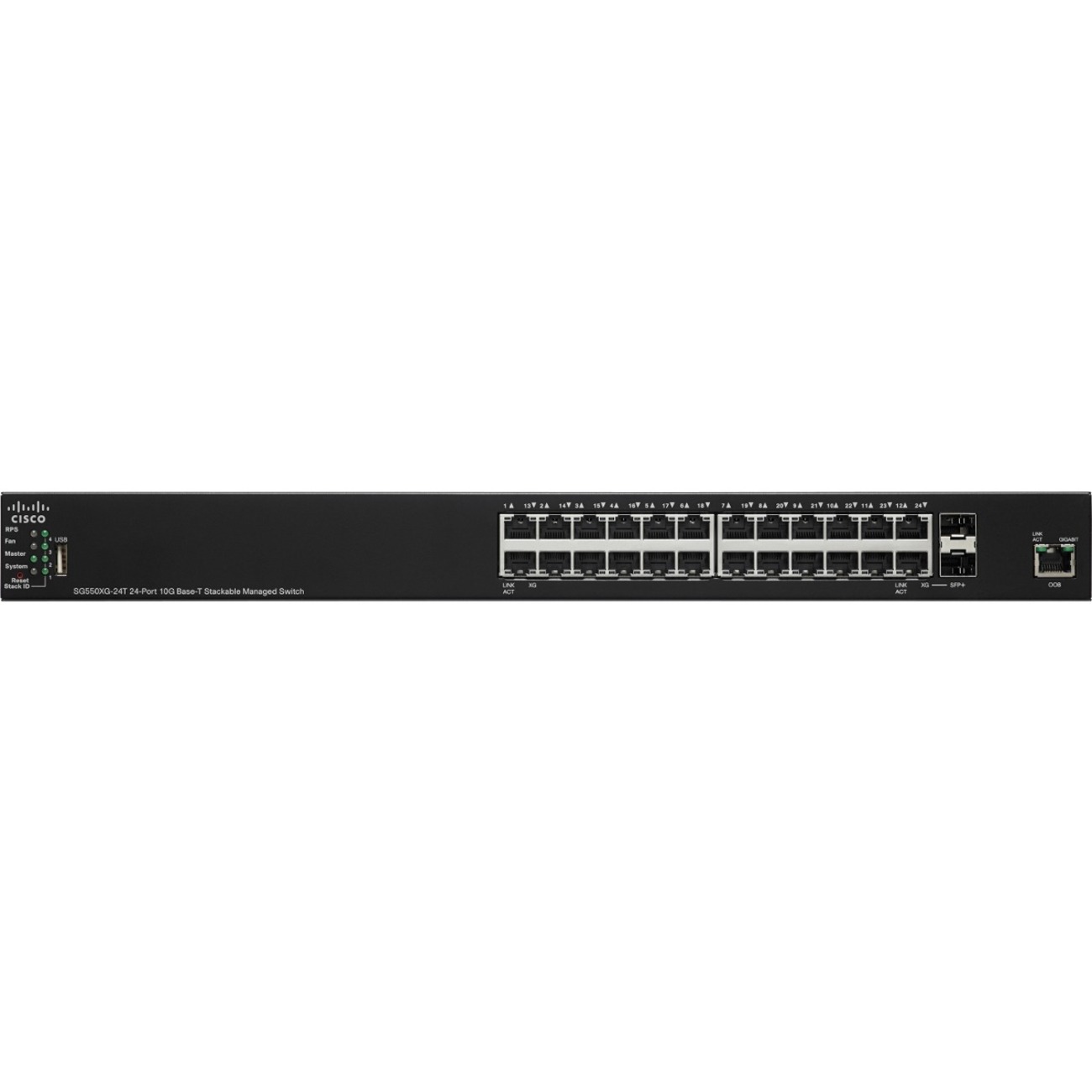 Cisco SG550XG-24T 24-Port 10GBase-T Stackable Managed Switch