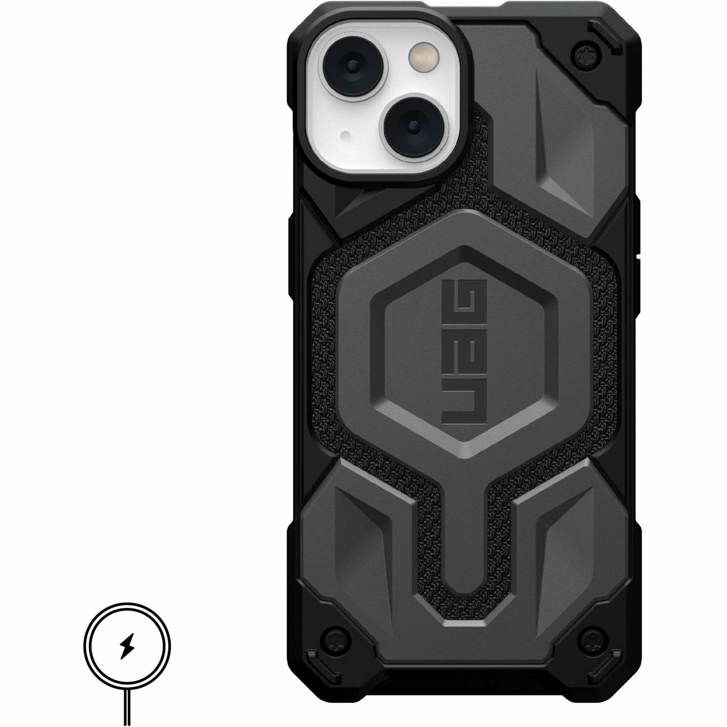 Urban Armor Gear Monarch Pro Kevlar® iPhone 14 Case - Kevlar Silver