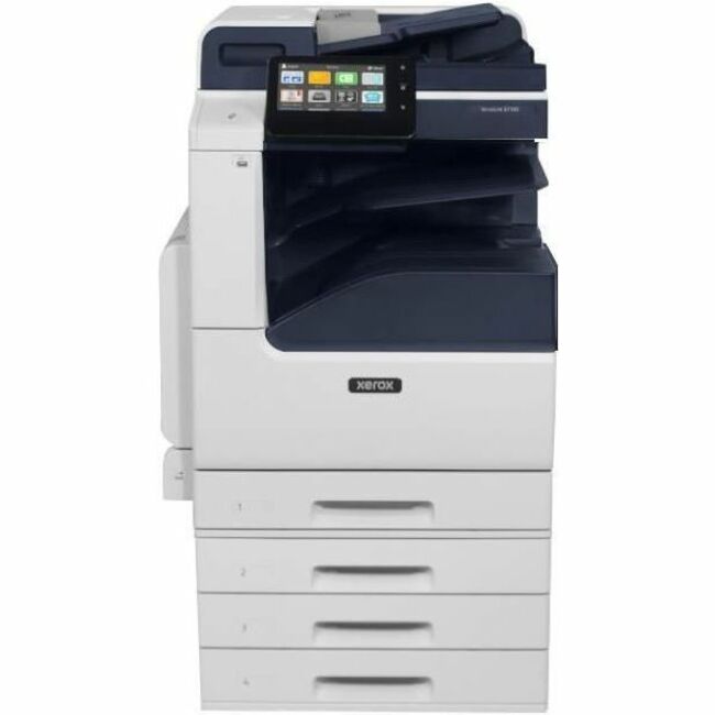 Xerox VersaLink C7125 Color MFP, 4 Tray, Duplex, 4X520 Sheet Trays, 100 Sheet Bypass Tray, 130 Sheet Single Pass DADF, 4GB Memory, Min 320GB HDD, Dual Oct, BIM On(order W/304S00212)