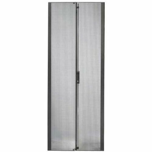 NetShelter SX 42U 750mm Wide Perforated Split Doors Black