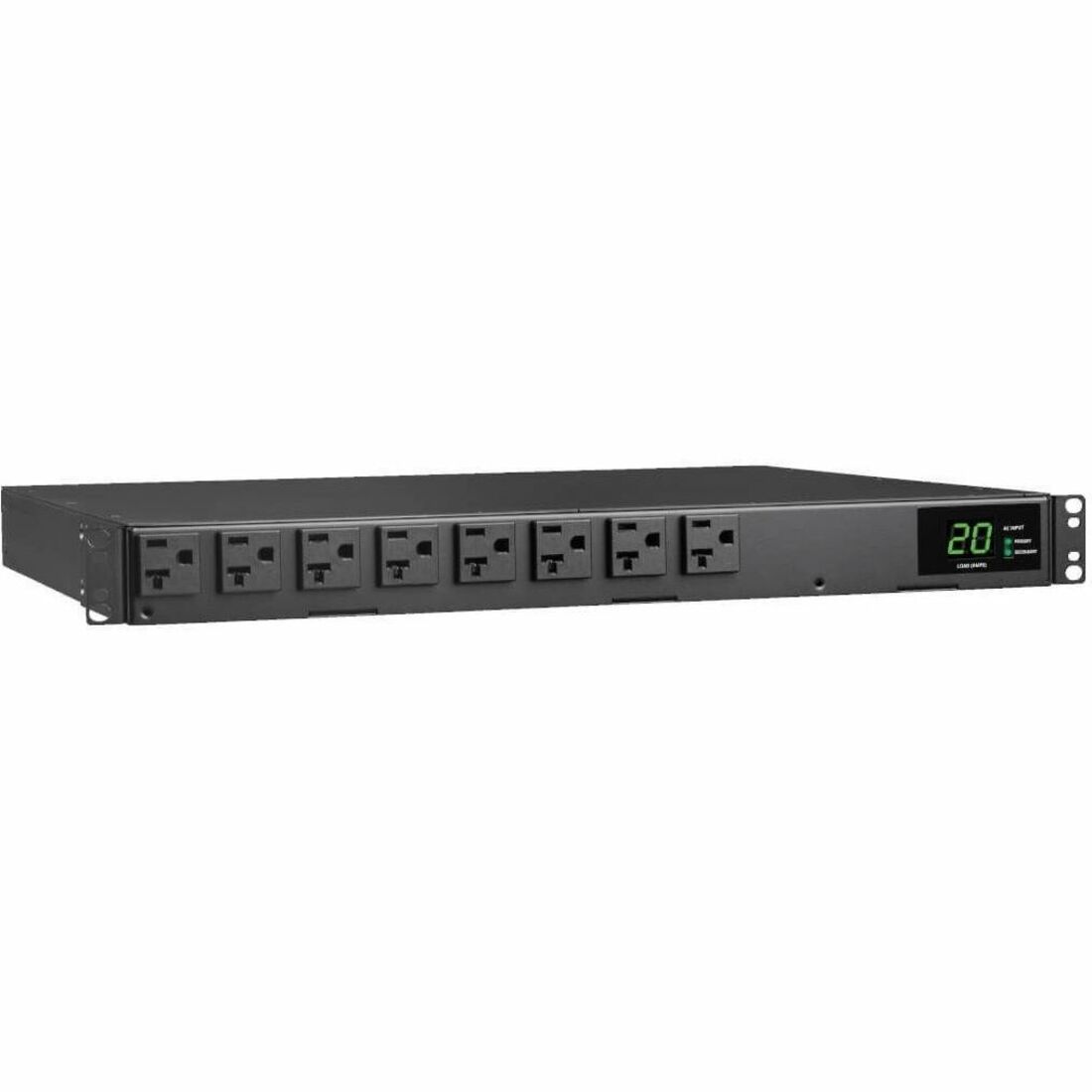 Tripp Lite by Eaton PDU 1.92kW 120V Single-Phase ATS/Local Metered PDU - 16 5-15/20R Outlets Dual L5-20P/5-20P Inputs 12 ft. Cords 1U TAA