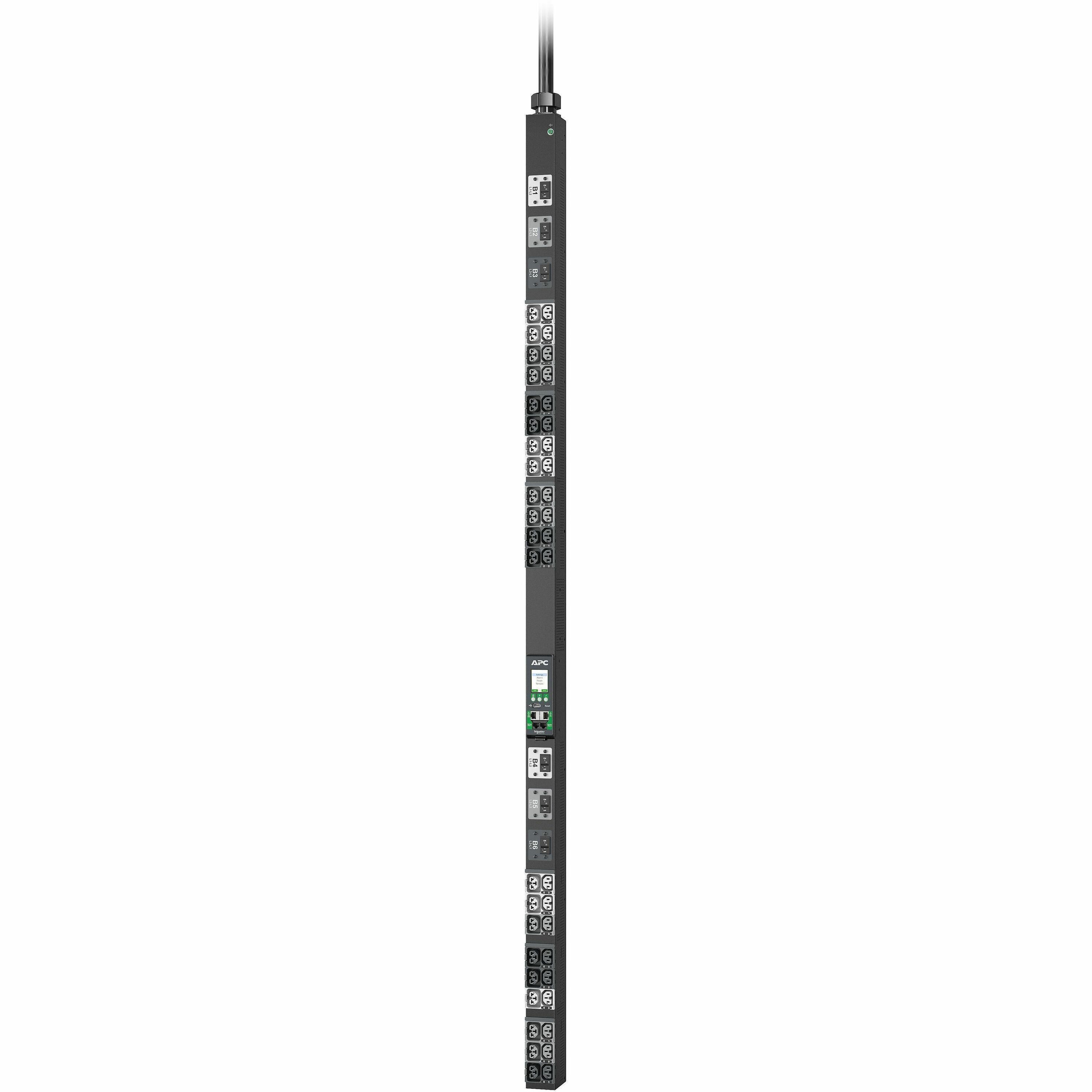APC NetShelter Rack PDU Advanced, Metered Outlet, 3Phase, 17.3kW, 208V 60A, 42 Outlets, 460P9