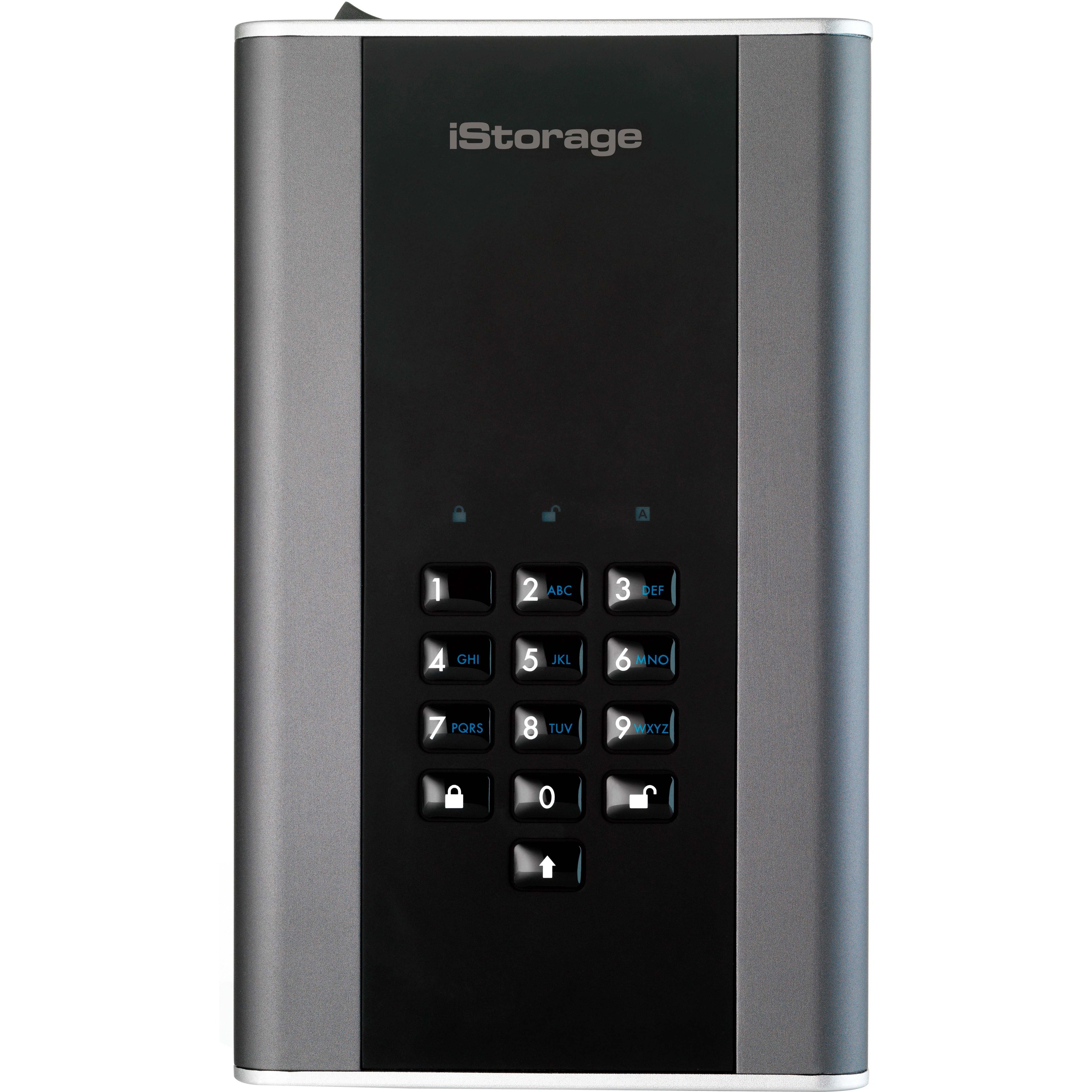 iStorage diskAshur DT2 20 TB Secure Encrypted Desktop Hard Drive | PIN protected | NCSC CPA | FIPS 140-2 Level 2/3 Certified | NLNCSA BSPA and NATO Restricted Level Certified | Incorporated Common Criteria EAL 5+ | Dust/Water Resistant