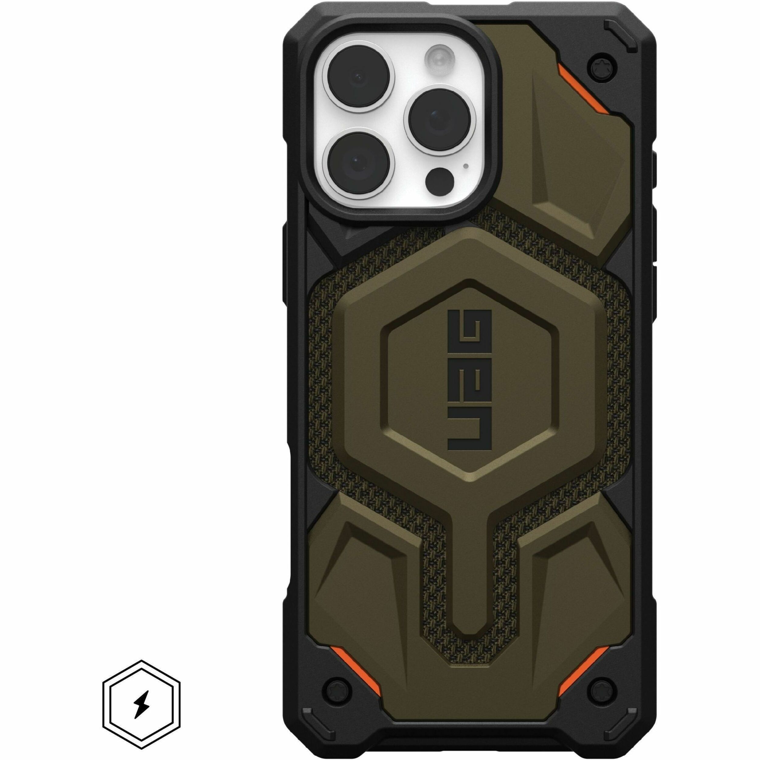 Urban Armor Gear Monarch Pro Kevlar&reg; iPhone 16 Pro Max Case - Kevlar Element Green