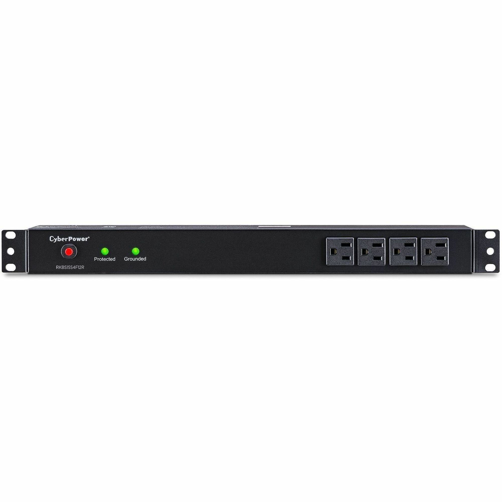 CyberPower RKBS15S4F12R Rackbar 16 - Outlet Surge Protector with 3600 J Surge Suppression