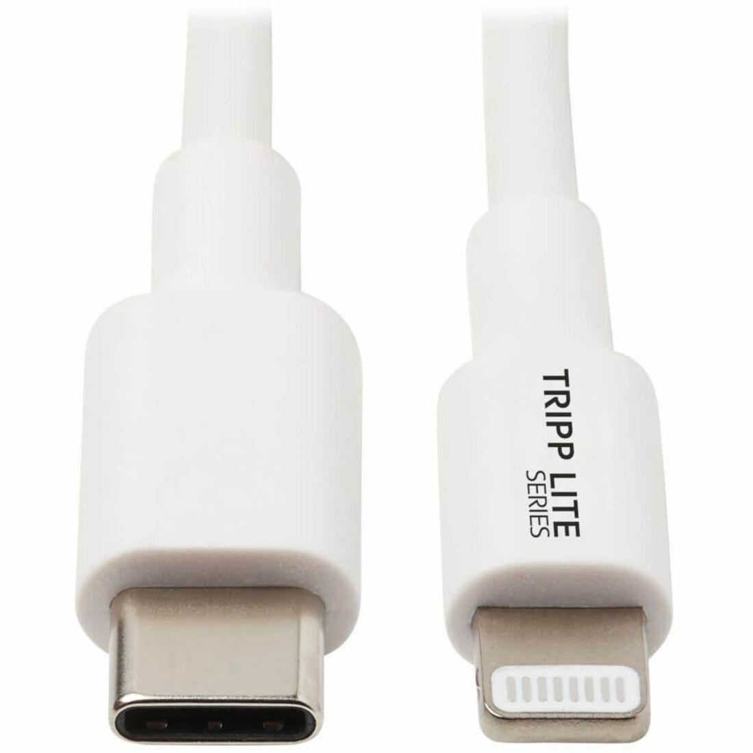 Eaton Tripp Lite Series USB-C to Lightning Sync/Charge Cable (M/M), MFi Certified, White, 3 ft. (0.9 m)