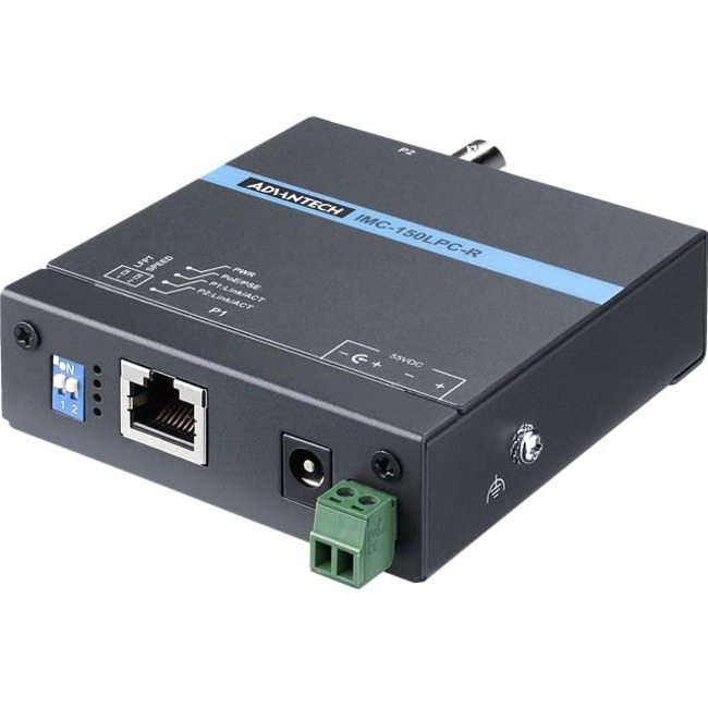 Advantech Hardened PoE Long Reach Ethernet Extender via Coaxial