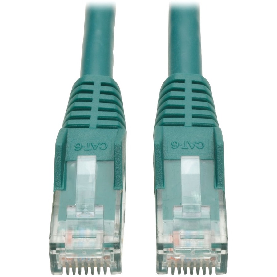 Tripp Lite by Eaton Cat6 Gigabit Snagless Molded (UTP) Ethernet Cable (RJ45 M/M) PoE Green 2 ft. (0.61 m)