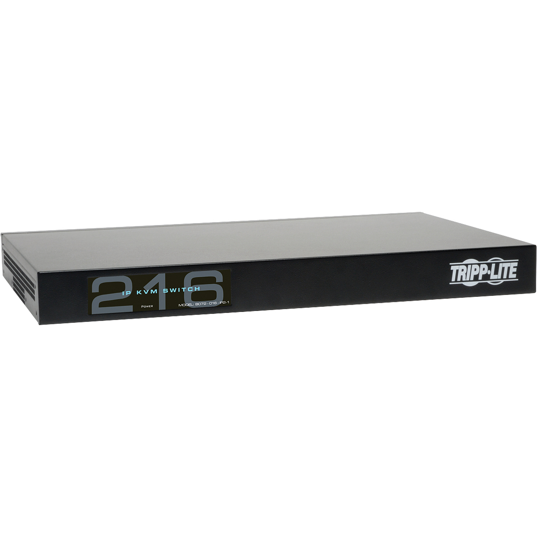Tripp Lite by Eaton NetCommander 16-Port Cat5 KVM over IP Switch - 2 Remote + 1 Local User 1U Rack-Mount