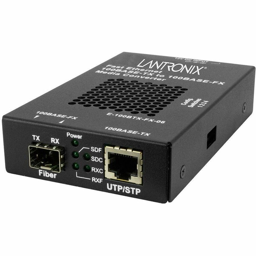 Lantronix E-100BTX-FX-06 Transceiver/Media Converter