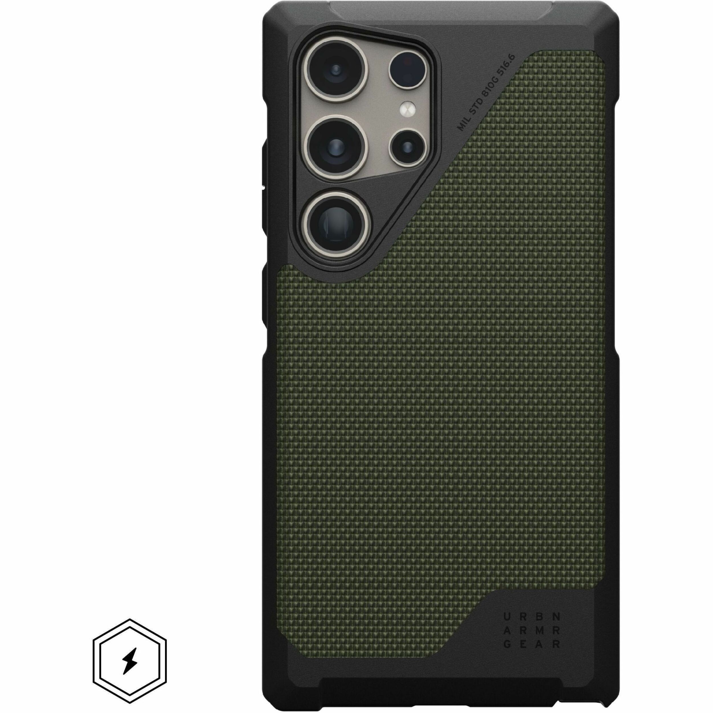 Urban Armor Gear Metropolis LT Galaxy S24 Ultra Case - Kevlar Olive