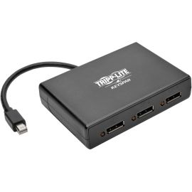 Tripp Lite by Eaton 3-Port Mini DisplayPort to DisplayPort Multi-Monitor Splitter MST Hub 4K 60 Hz UHD DP1.2 TAA