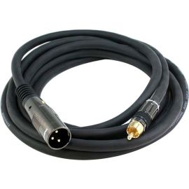 XLR M TO RCA M 16AWG CABLE 10FT