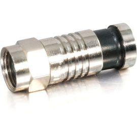 RG59 F TYPE COMP.CONN W/ O-RING 10PK TAA, ENSURES RELIABLE AND SECURE CONNECTION