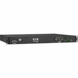 Tripp Lite by Eaton PDU 3.8kW 200-240V Single-Phase ATS/Monitored PDU - 8 C13 and 2 C19 Outlets Dual C20 Inlets 12 ft. Cords Network Card 1U TAA