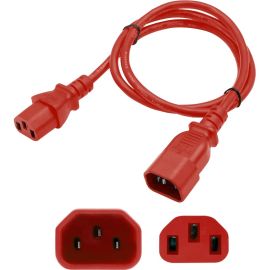 2.1M (7.0FT) PWR EXT CBL 100-250V AT 15A RED