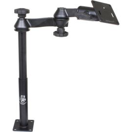 RAM DOUBLE SWING ARM WITH 12 MALE TELE-POLE, 9 FEMALE TELE-POLE & 3.625 SQUARE B