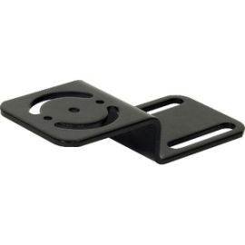 LOW PROFILE BRACKET - STEEL - BLACK - POSITIONS EQUIPMENT LOW TO THE FLOOR, HARD