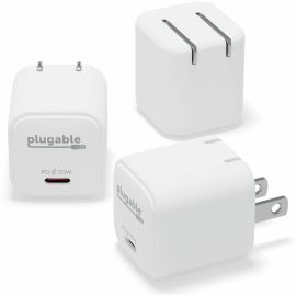 3PK PLUGABLE GAN USB C CHARGER BLOCK 30W PORTABLE CHARGER