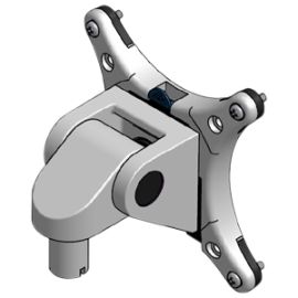 MONITOR TILTER - SILVER - VESA-MONITOR COMPATIBLE - 75MM & 100MM VESA ADAPTER IN