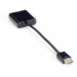 HDMI TO VGA ADAPTER CONVERTER WITH AUDIO, MALE/FEMALE DONGLE