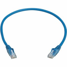 Eaton Tripp Lite Series Cat6 Gigabit Snagless Molded UTP Ethernet Cable (RJ45 M/M), PoE, LSZH, Blue, 0.5 m (1.6 ft.)