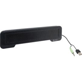 USB SOUNDBAR STEREO SPEAKERS, 2X2.5W, BL