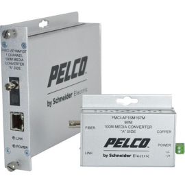 PELCO SMALL SIZE 100MBPS MEDIACONVT ST CONNECT AC/DC