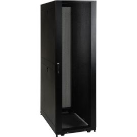 Tripp Lite by Eaton 42U SmartRack Shallow-Depth Rack Enclosure Cabinet Threaded 10-32 Mounting Holes with doors & side panels