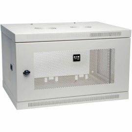 Tripp Lite by Eaton SmartRack 6U Low-Profile Switch-Depth Wall-Mount Mini Rack Enclosure White
