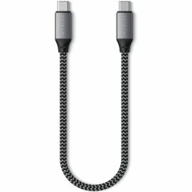 SATECHI TYPE-C CABLE 10 INCH - SPACE GRAY (USB 2.0)
