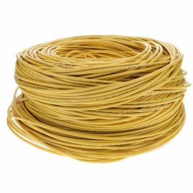 1000FT YELLOW CAT6 UTP PVC NON-TERMINATED PATCH CABLE