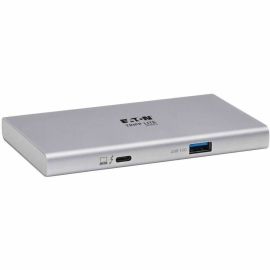 Tripp Lite by Eaton 4-Port Thunderbolt 4 Hub - 8K 2x 4K 60 Hz USB 3.2 Gen 2 USB-A Port 100W Charging Gray