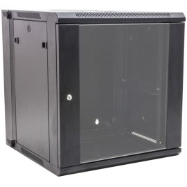 12U SWING OUT WALL MOUNT CABINET 600MM X 600MM WITH GLASS