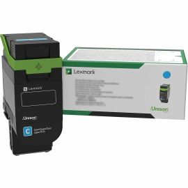 Lexmark Original High Yield Laser Toner Cartridge - Box - Return Program - Cyan - 1 Pack